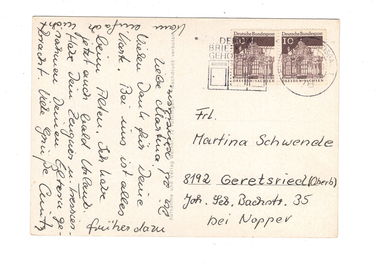 Ansichtskarte Freiburg im Breisgau / G1-64