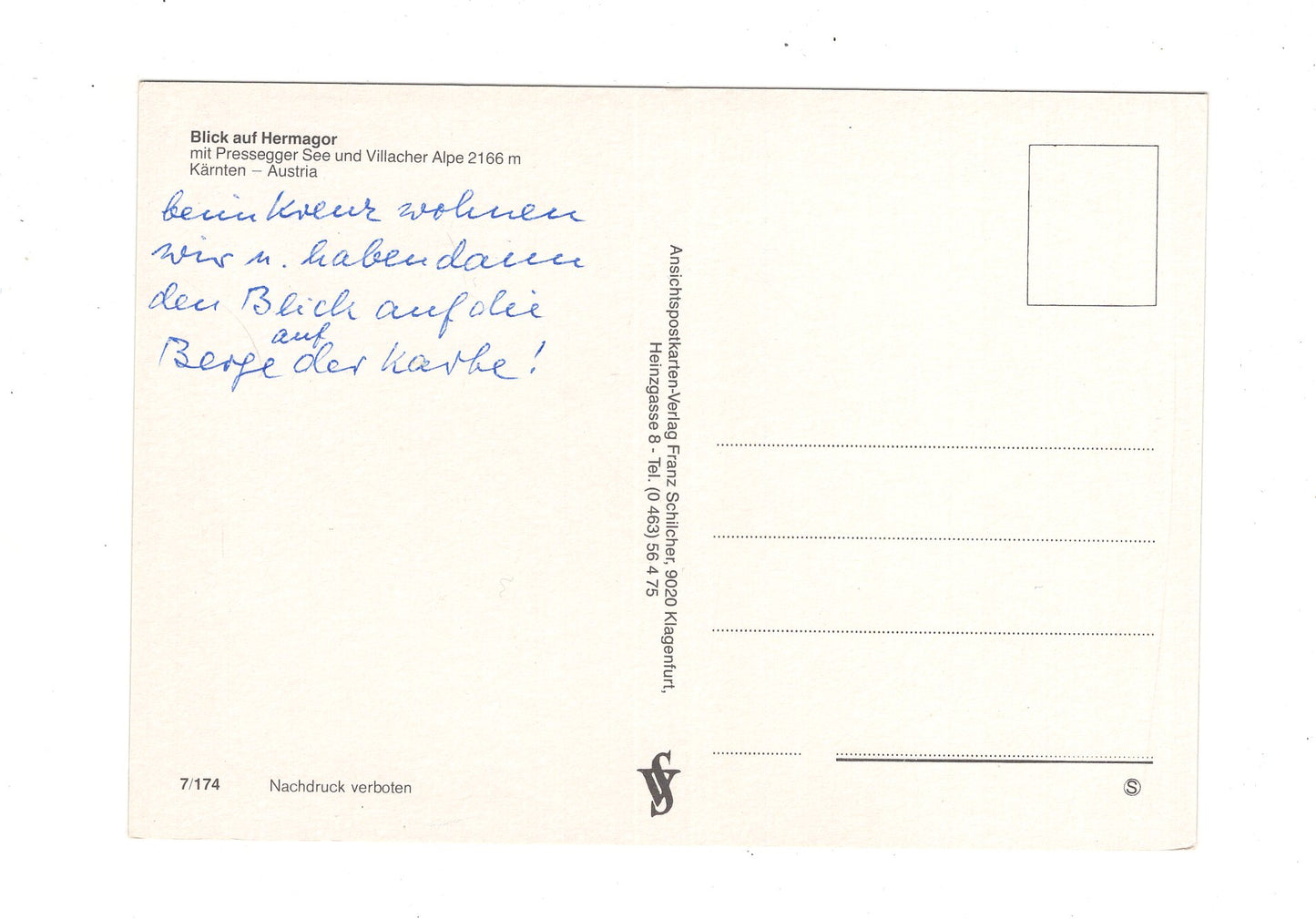 Ansichtskarte Hermagor mit Pressegger See / Kärnten / Österreich