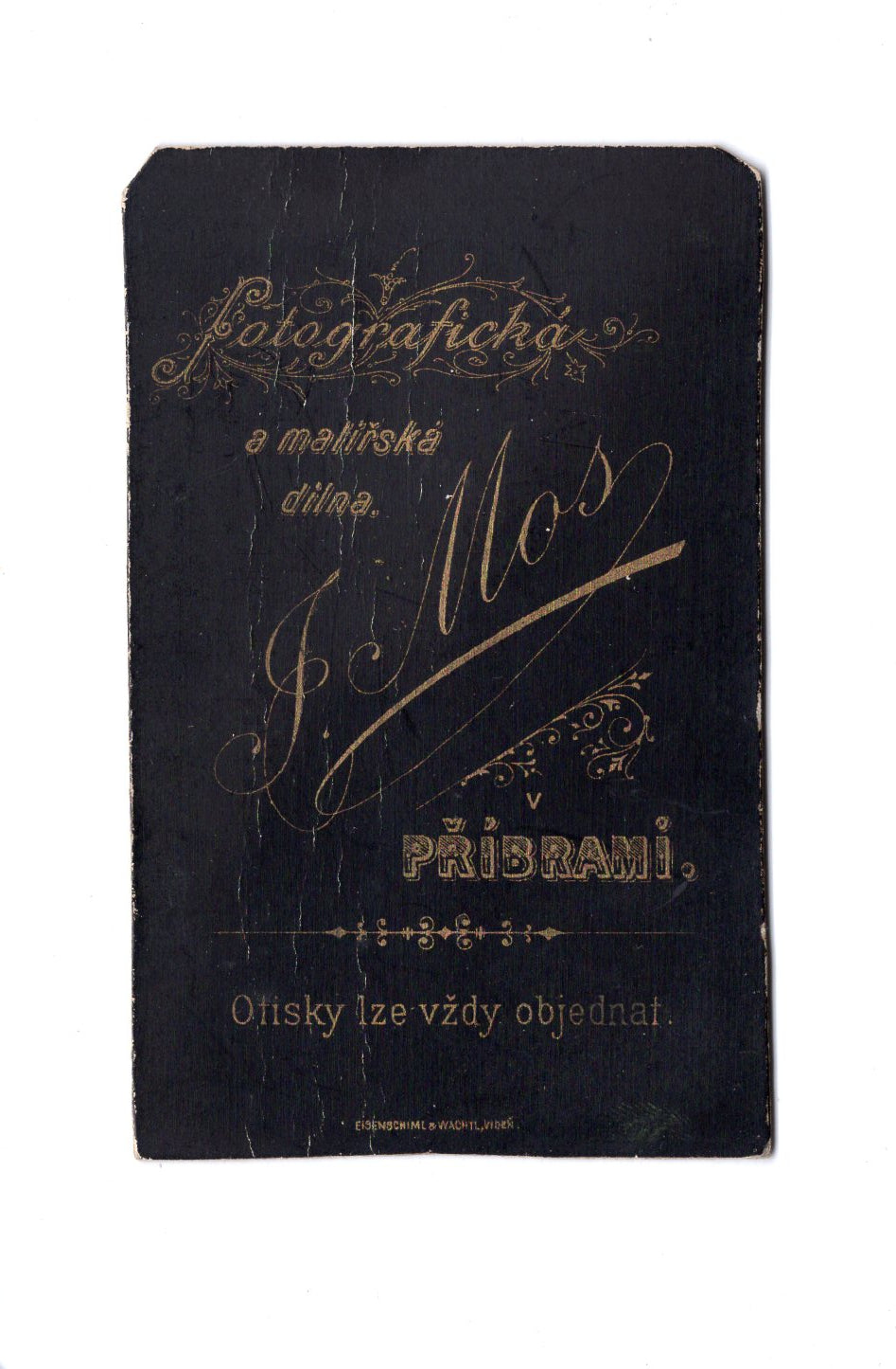 Fotografie Schönes Kinderbild / Baby - Pribram Příbram 1880er