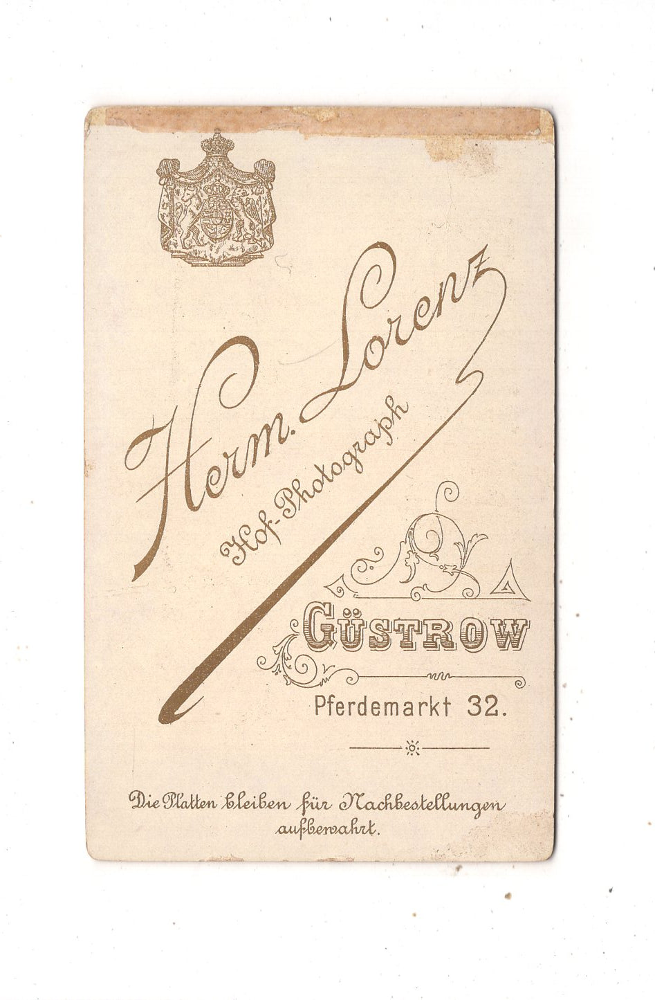 Fotografie Niedliche kleine Kinder - Güstrow 1880er