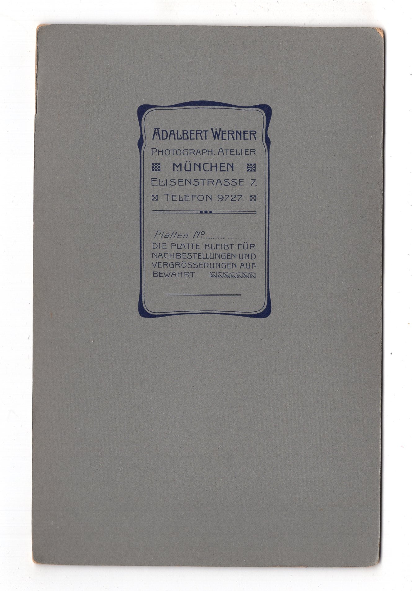 Fotografie Feiner Herr - München um 1910 / CAB W-34