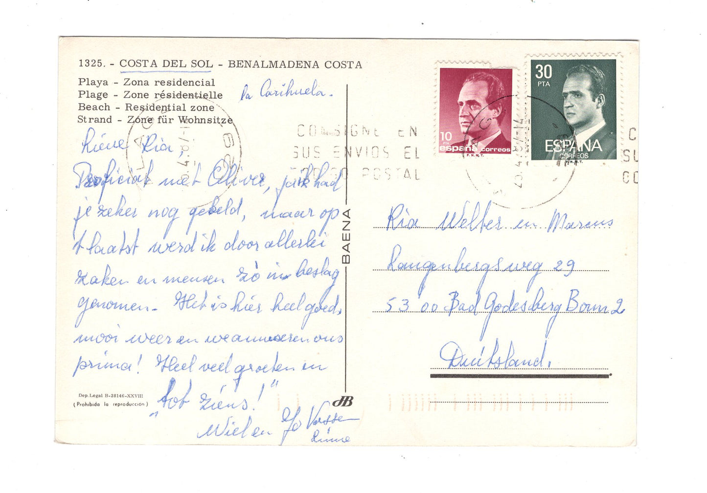 Ansichtskarte Banalmadena Costa / Costa del Sol / Spanien