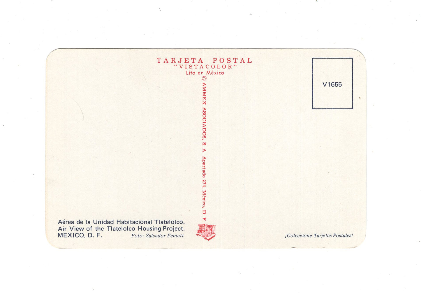 Ansichtskarte Mexico City / Unidad Habitacional Tlatelolco / Mexiko