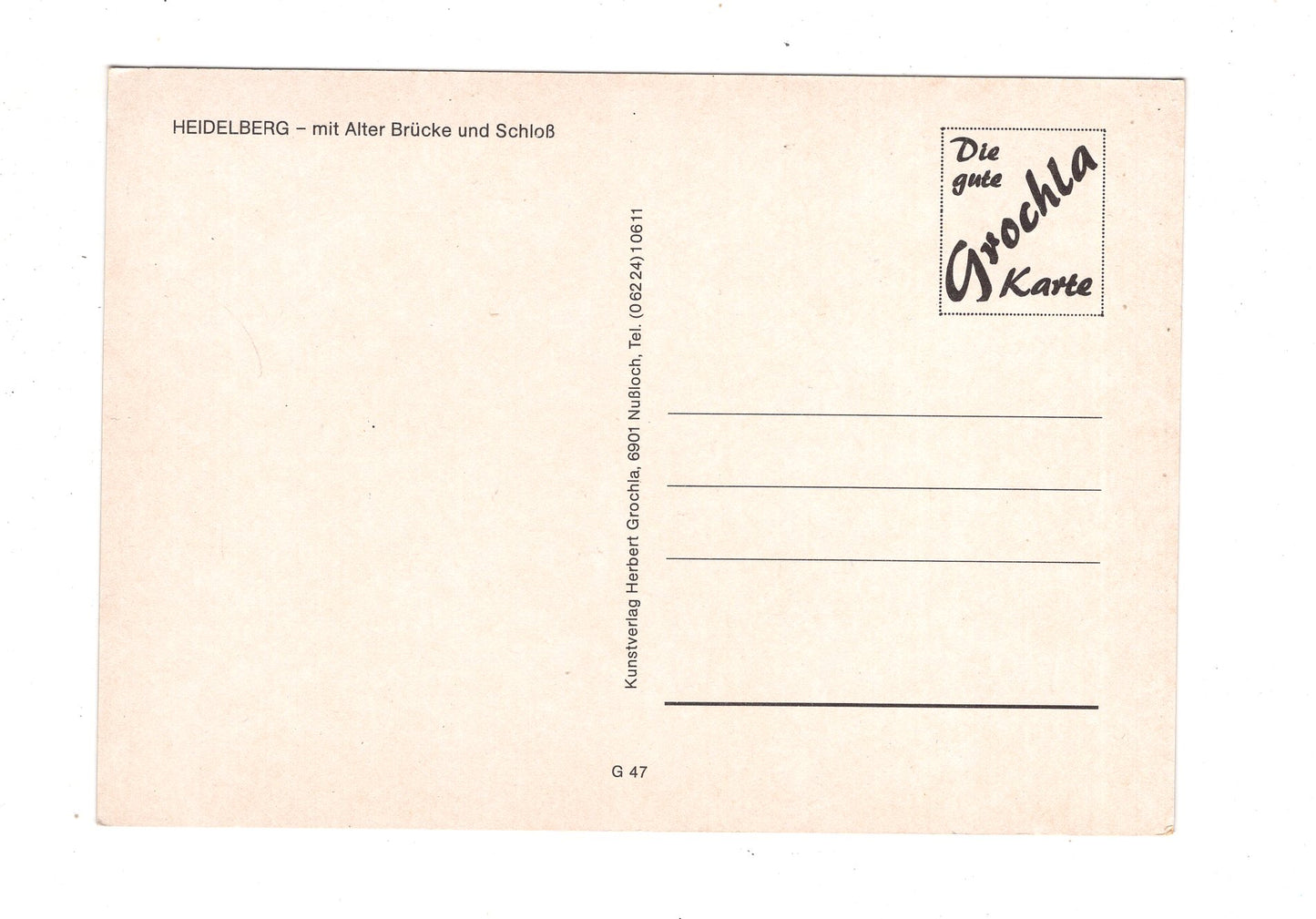 Ansichtskarte Heidelberg / Alte Brücke und Schloss / M1-52