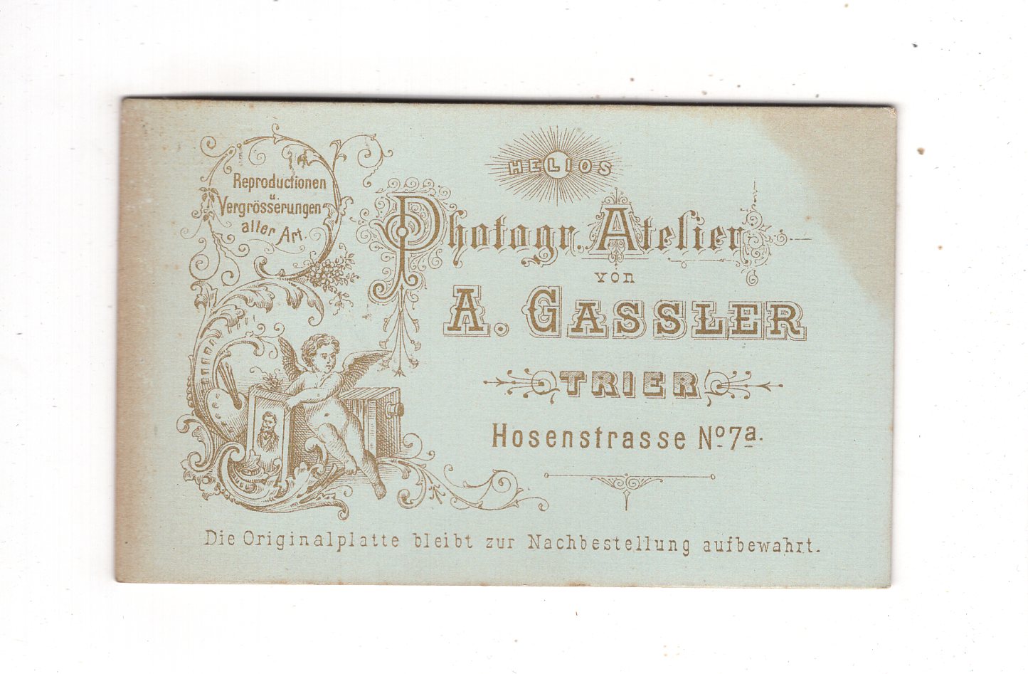 Fotografie Damenportrait - Trier um 1880