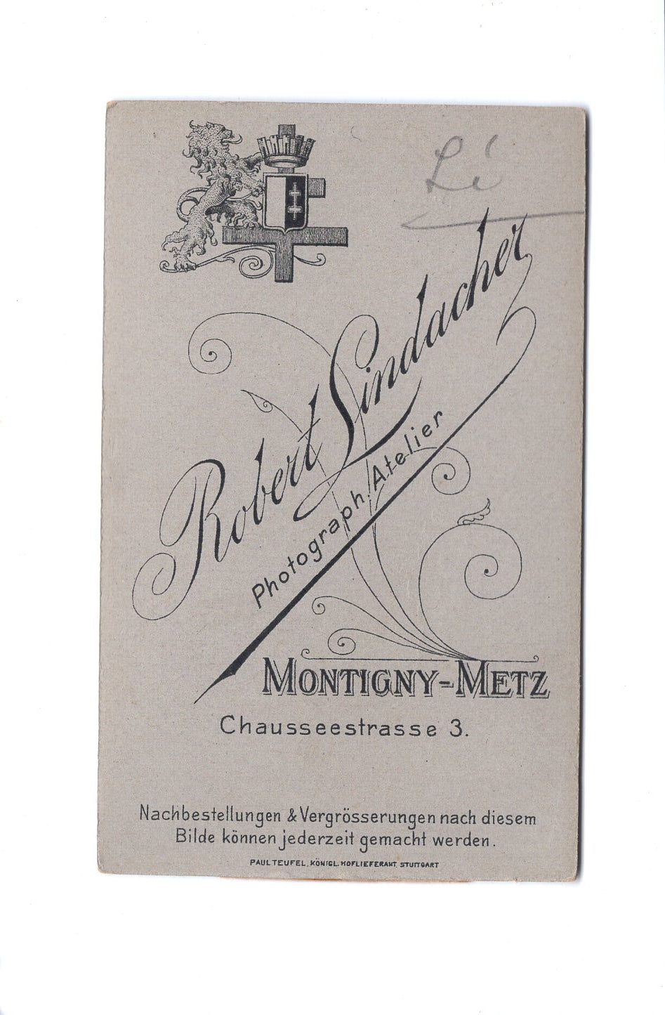 Fotografie Schönes Kinderbild / Baby - Montigny-Metz 1900er