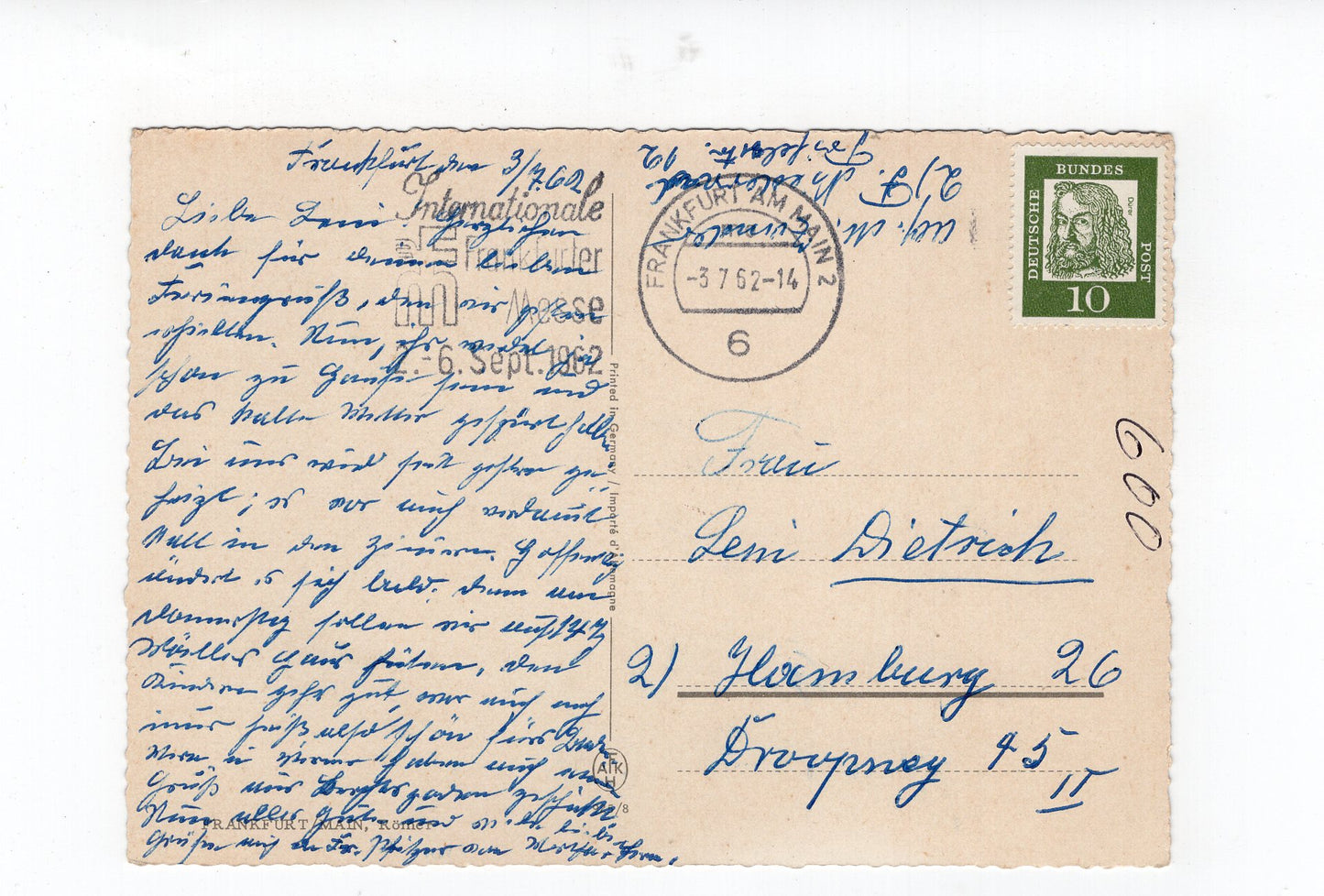 Ansichtskarte Frankfurt am Main / Römer