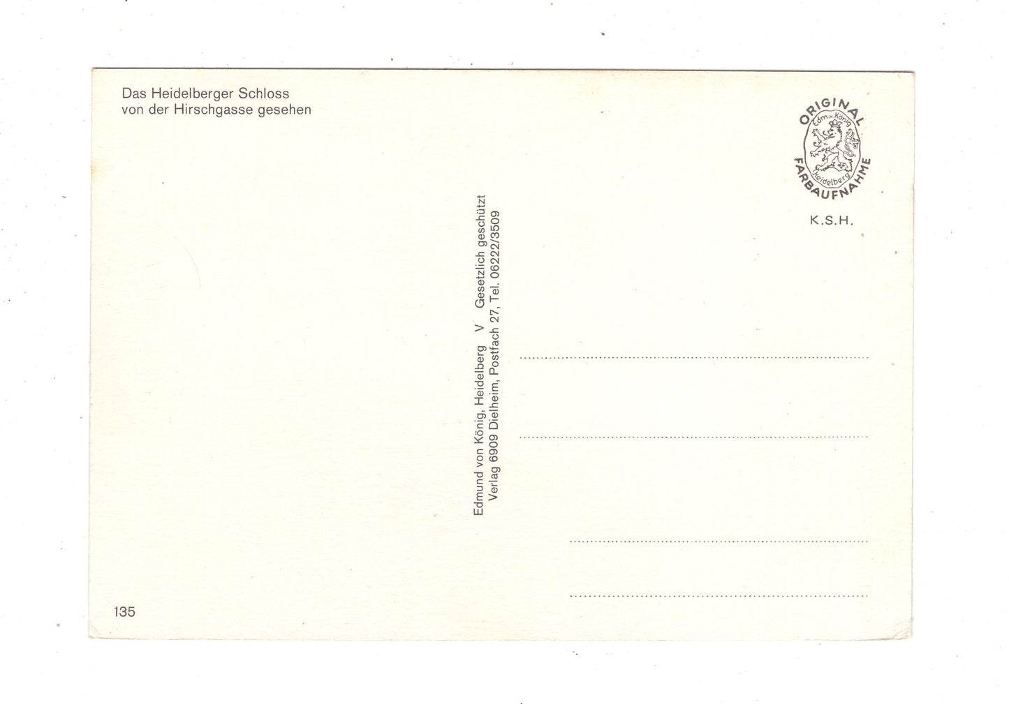 Ansichtskarte Heidelberg / Schloss / M1-52