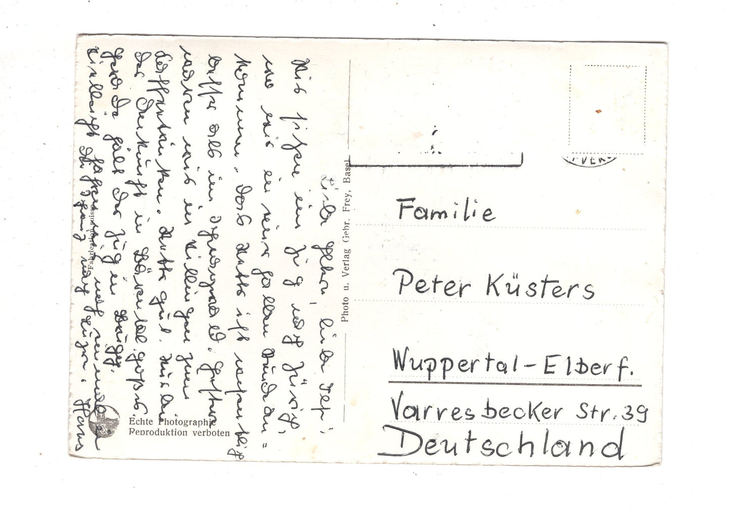 Ansichtskarte Basel / Mittlere Rheinbrücke und Martinskirche / Schweiz