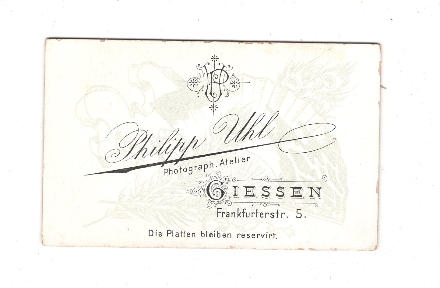 Fotografie Niedliches kleines Kind - Gießen 1890er / CDV M1-33
