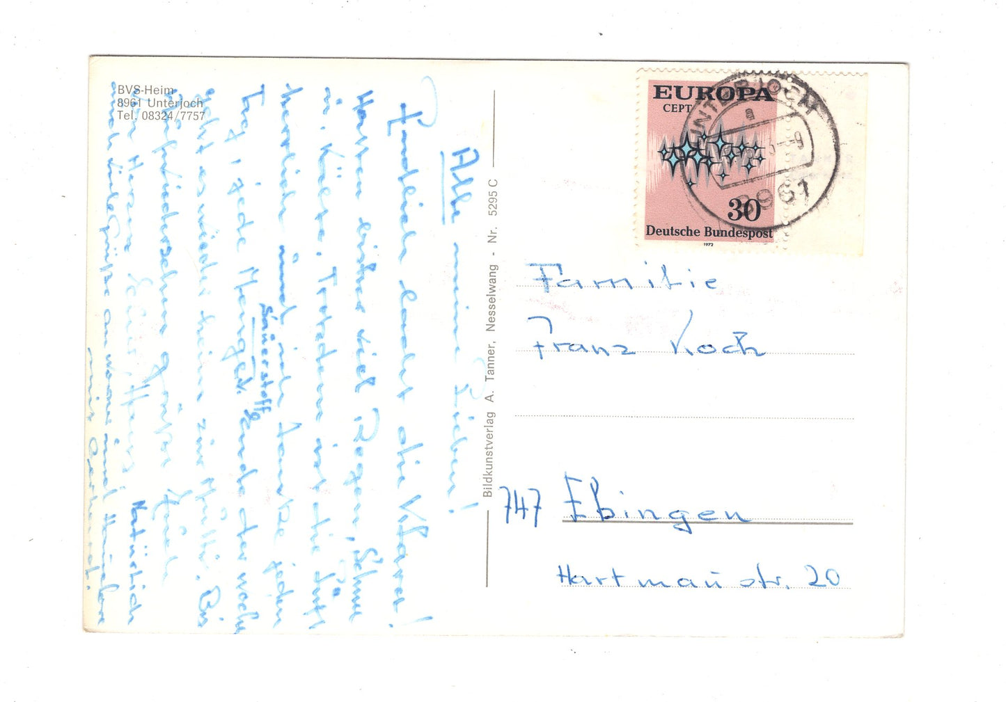 Ansichtskarte BVS-Heim / Unterjoch / H1-60