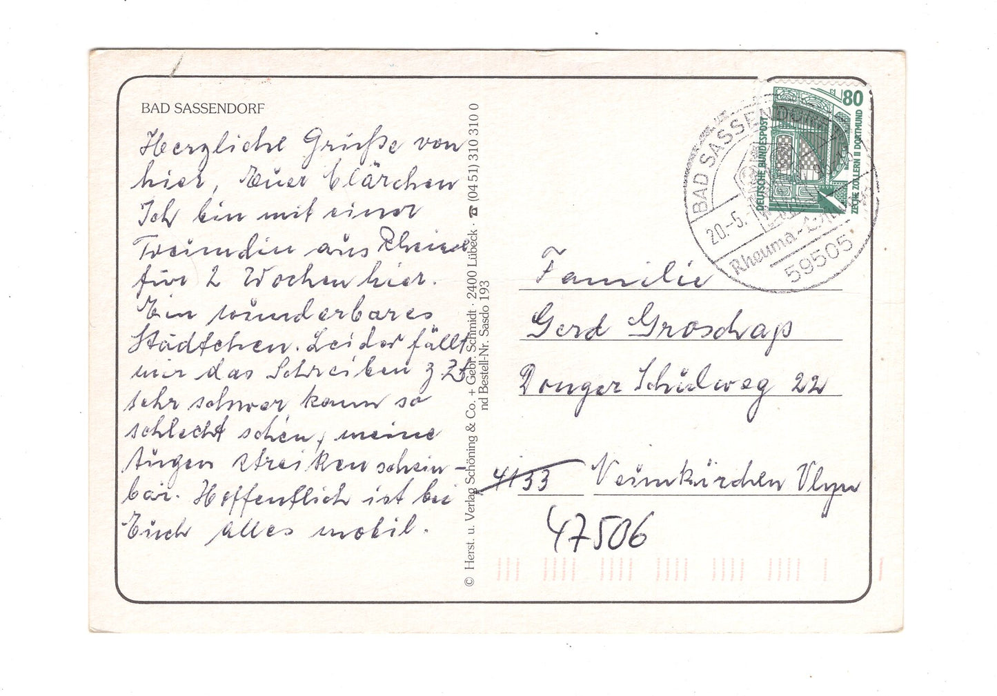 Ansichtskarte Bad Sassendorf
