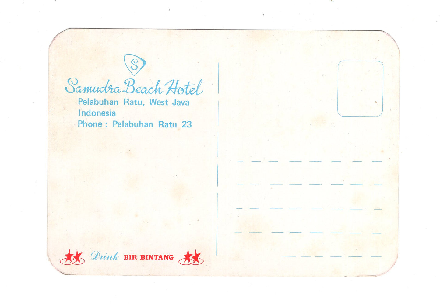 Ansichtskarte Samudra Beach Hotel / PÜelabuhan Ratu / West Java / Indonesien