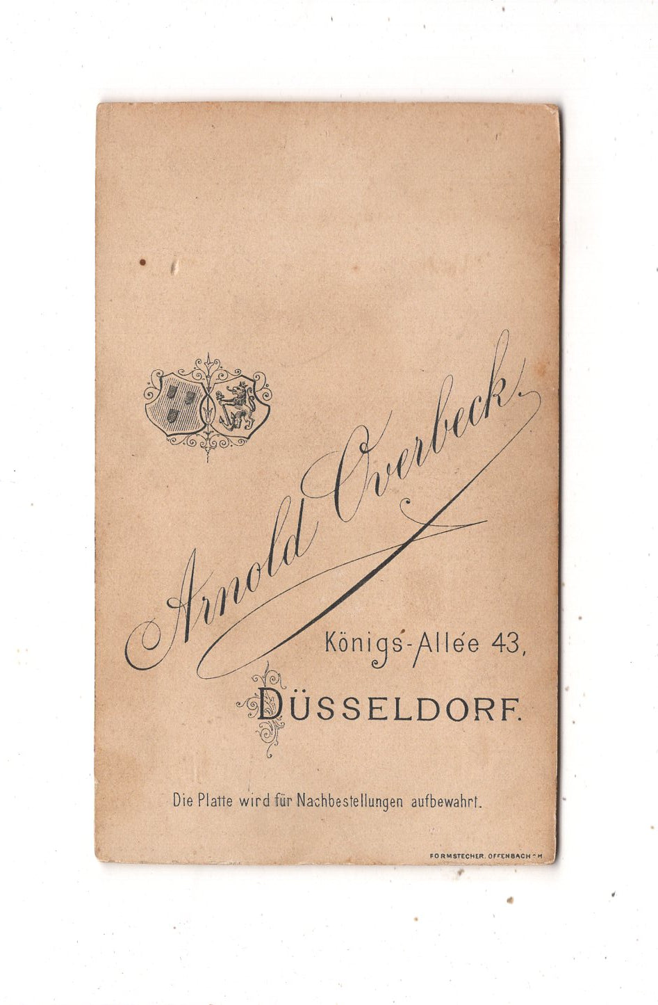 Fotografie Feines Paar - Düsseldorf 1890er