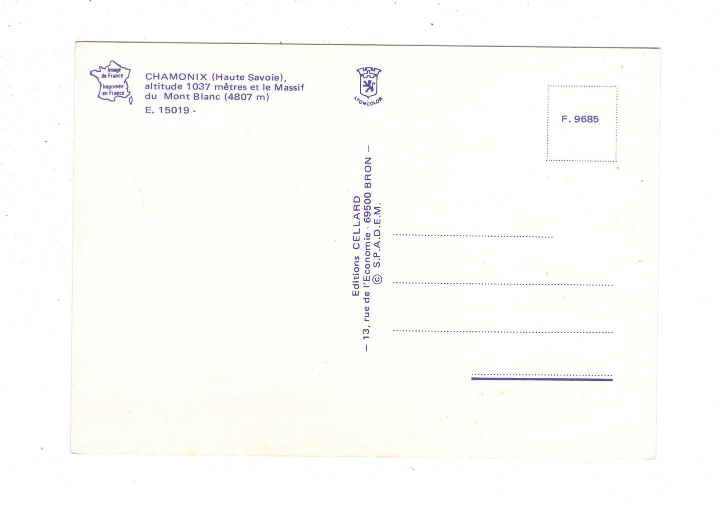 Ansichtskarte Chamonix-Mont-Blanc / Frankreich