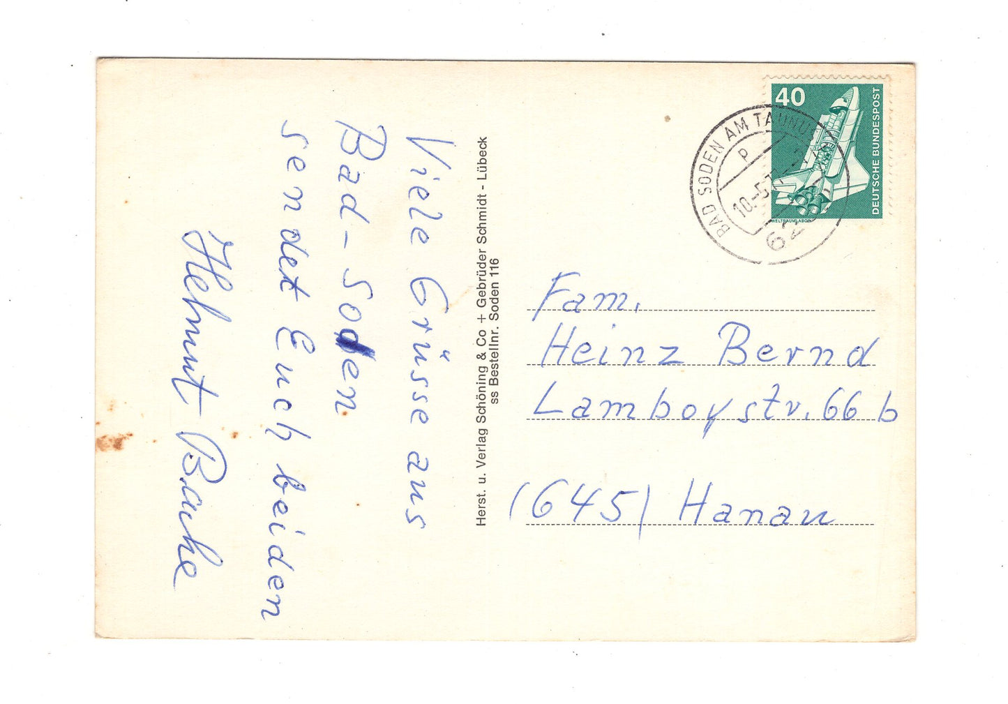Ansichtskarte Bad Soden am Taunus / Taunus-Sanatorium