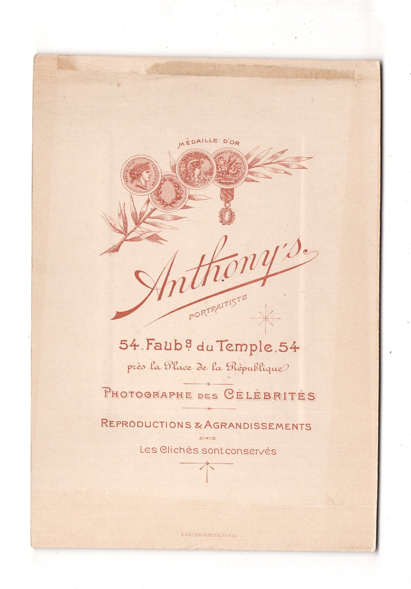 Fotografie Feiner Herr - Paris 1900er / CAB W-34