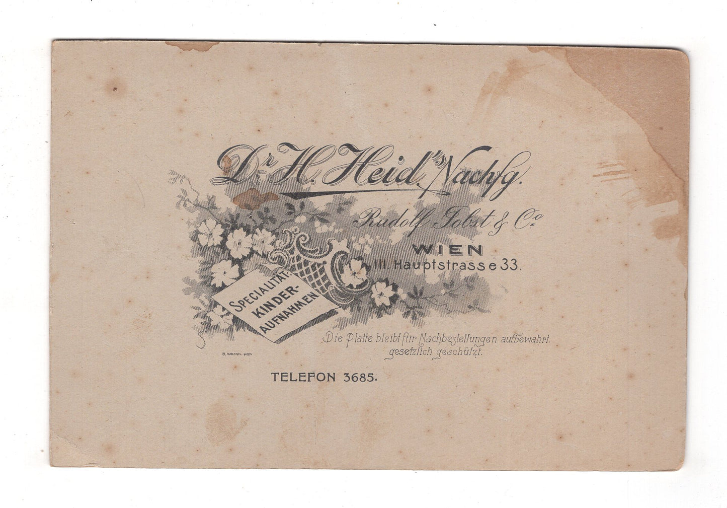 Fotografie Niedliche kleine Kinder - Wien 1904 / CAB U-32