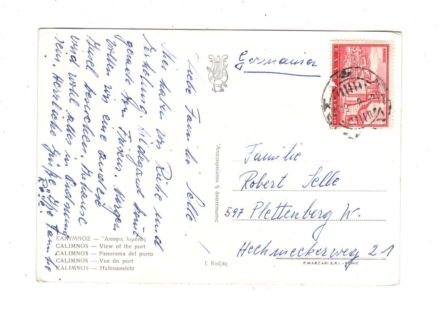 Ansichtskarte Kalymnos / Griechenland / N1-54