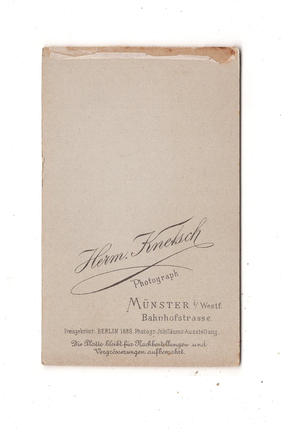 Fotografie Niedliche kleine Kinder - Münster in Westfalen 1890er