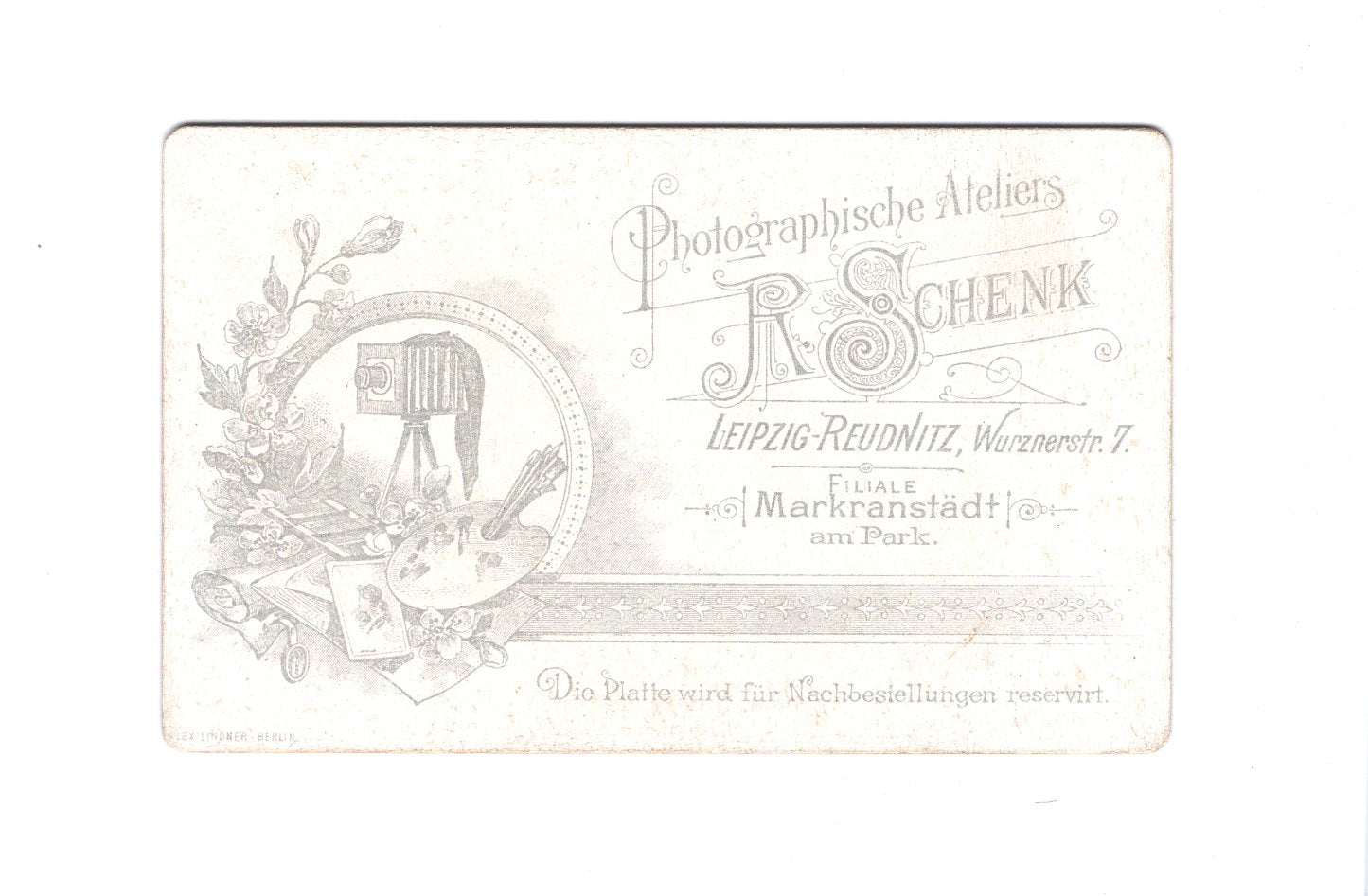 Fotografie Herrenportrait - Leipzig-Reudnitz 1890er