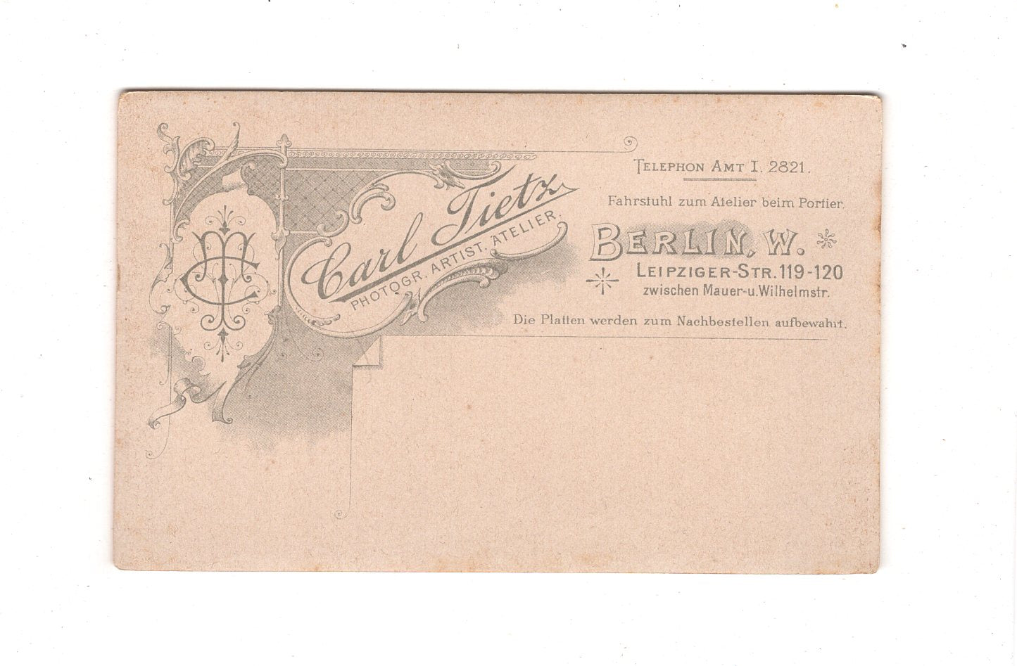 Fotografie Feiner Junge - Berlin 1890er / CDV C1-28