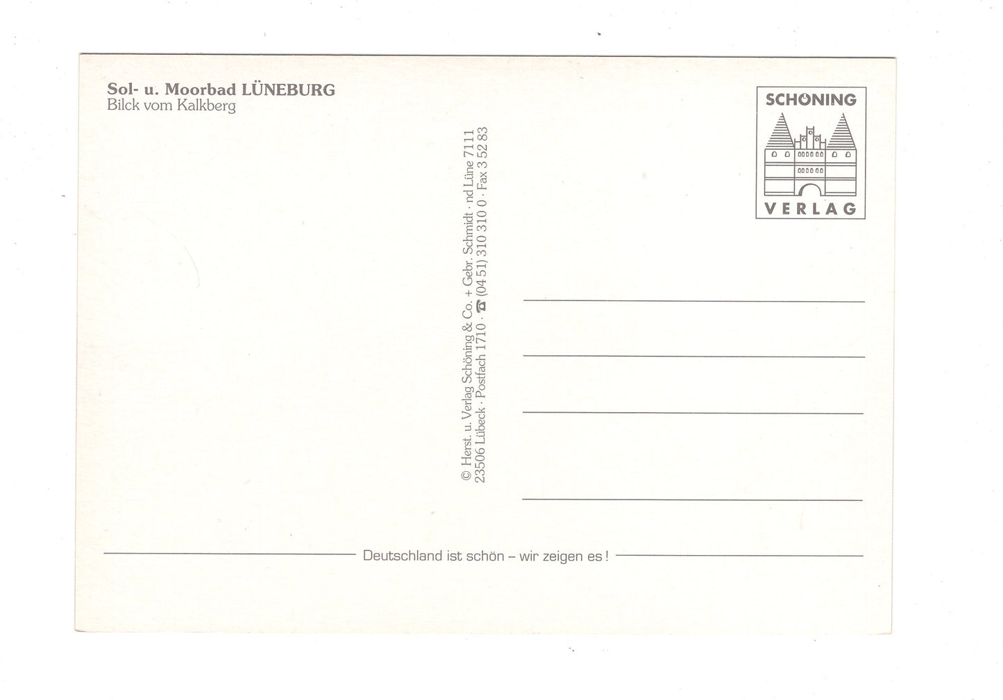 Ansichtskarte Lüneburg / Blick vom Kalkberg / I1-59