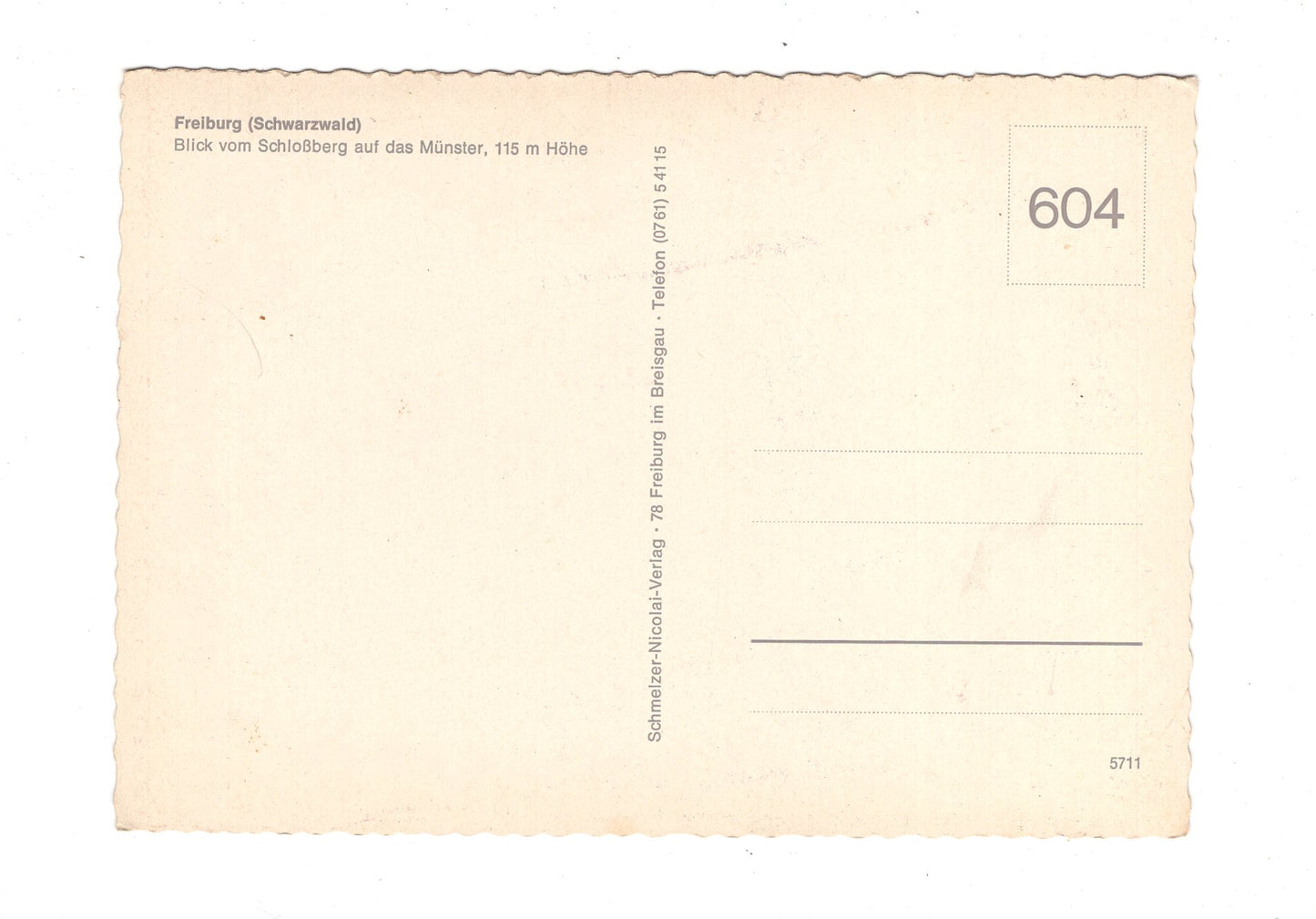 Ansichtskarte Freiburg / Schwarzwald / Blick auf das Münster / G1-64