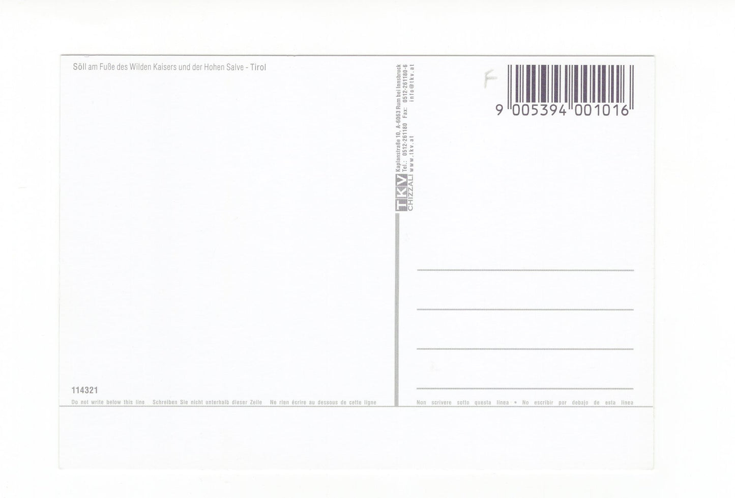 Ansichtskarte Söll / Tirol / Österreich