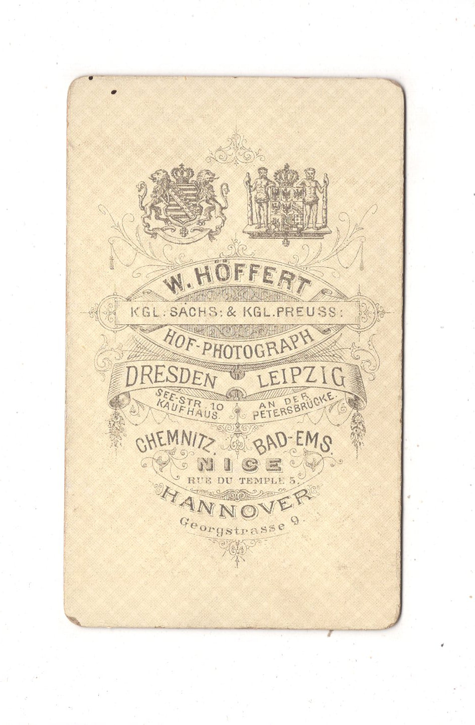 Fotografie Niedlicher kleiner Junge - Dresden 1870er / CDV M1-13