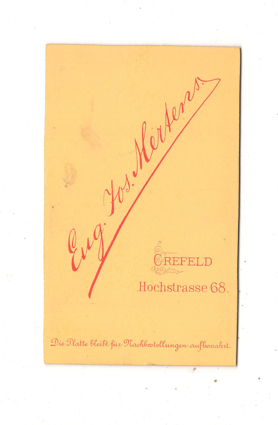 Fotografie Damenportrait - Krefeld um 1880