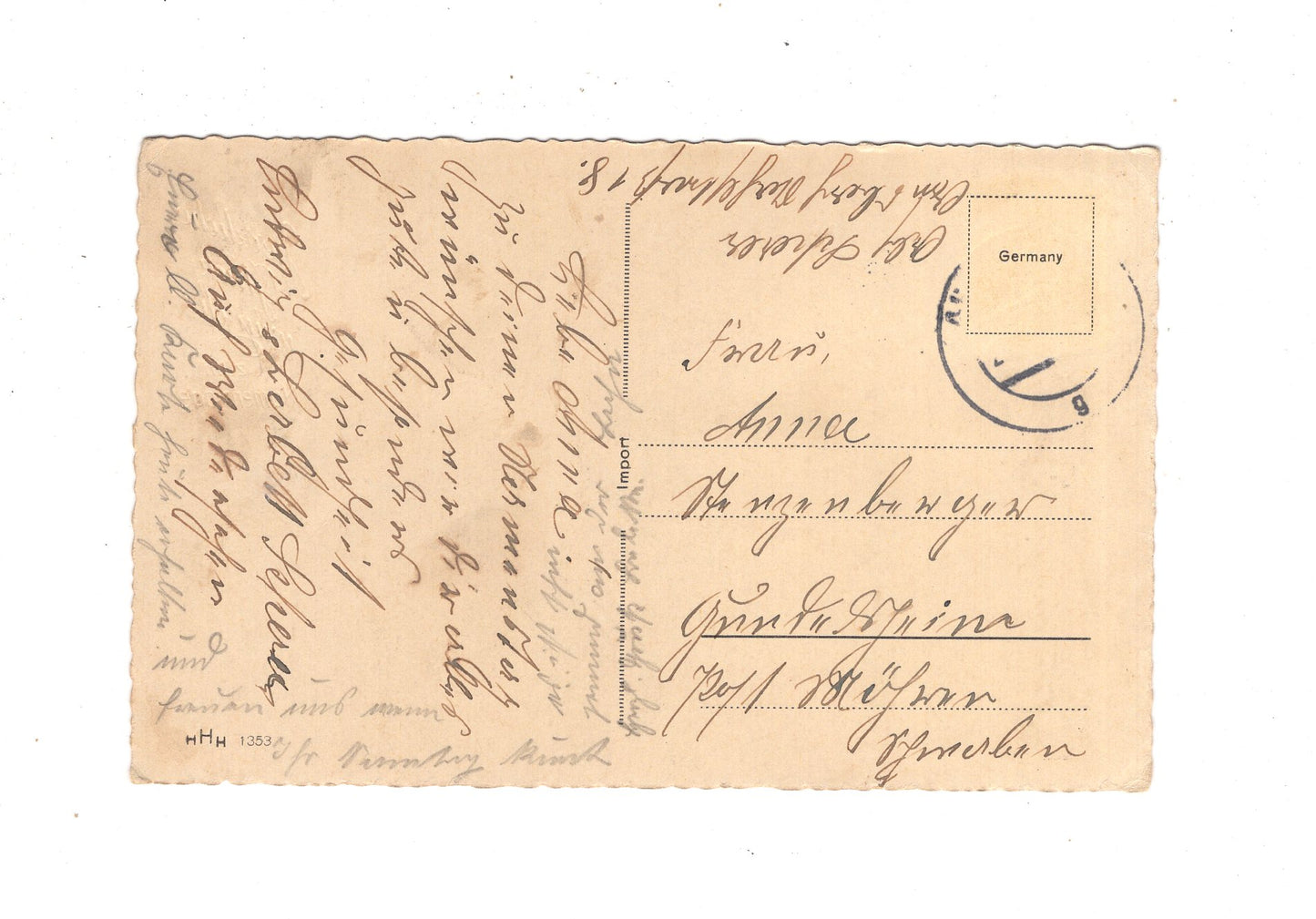 Ansichtskarte Glückwünsche / Glückwunsch zum Namenstag / L1-63