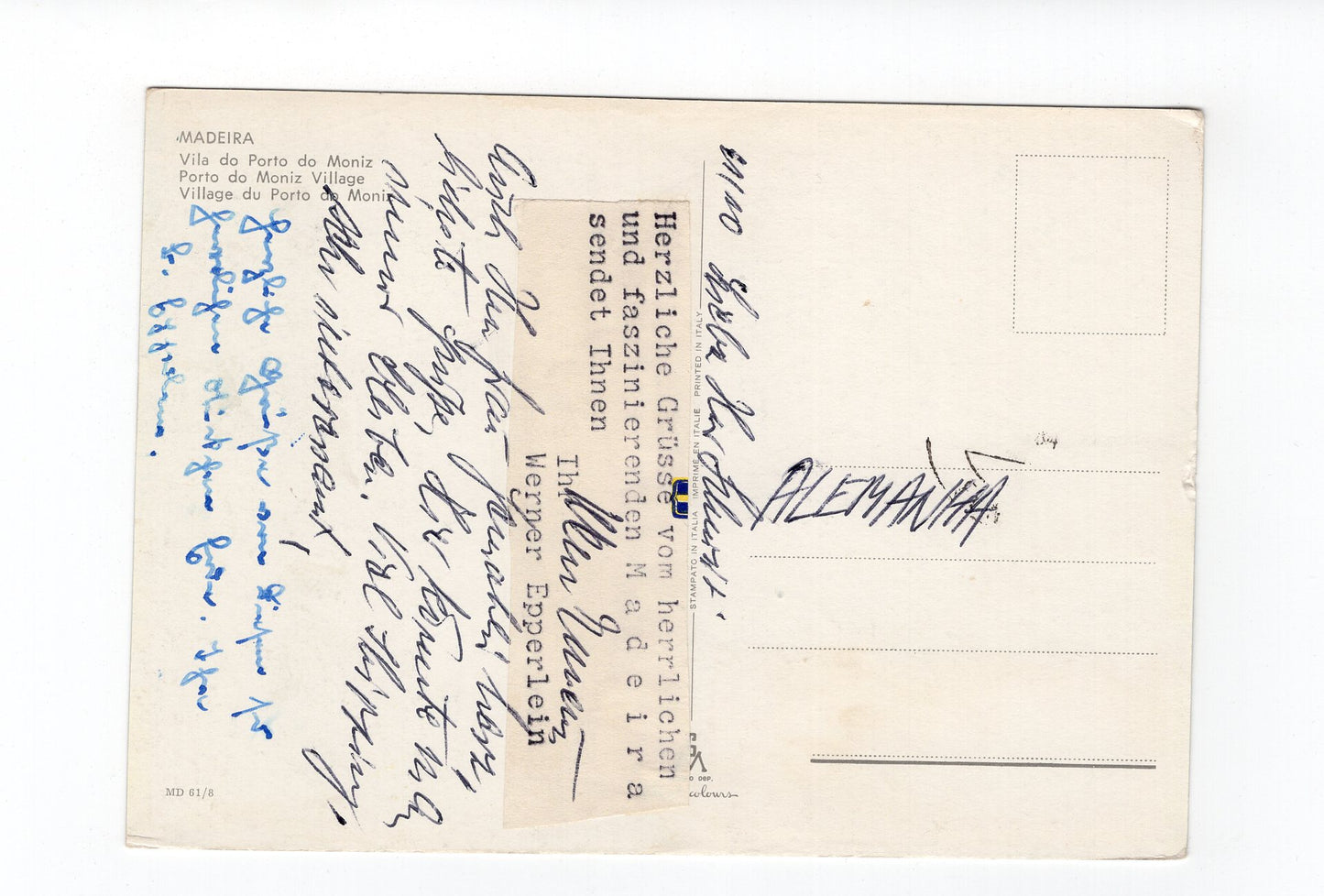 Ansichtskarte Madeira / Vila do Porto Moniz / Portugal