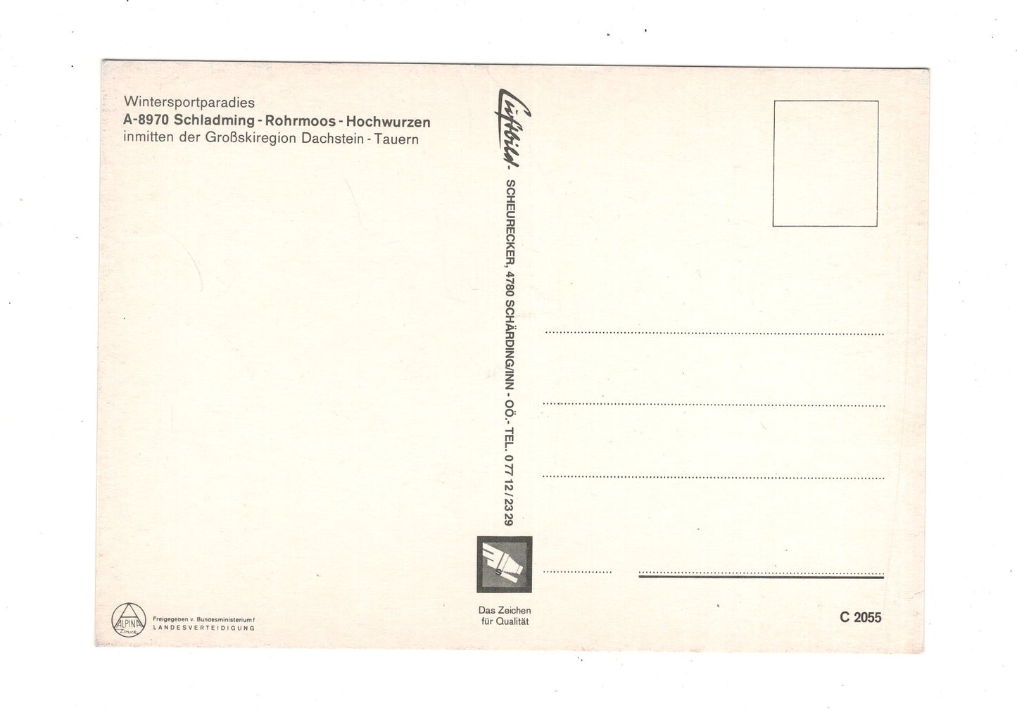 Ansichtskarte Schladming-Rohrmoos / Steiermark / Österreich