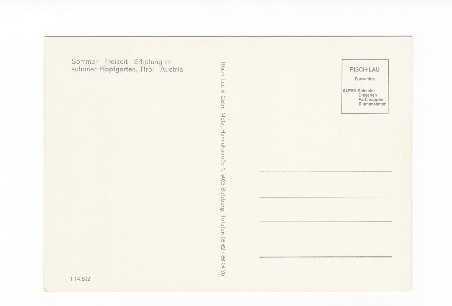 Ansichtskarte Hopfgarten / Tirol / Österreich