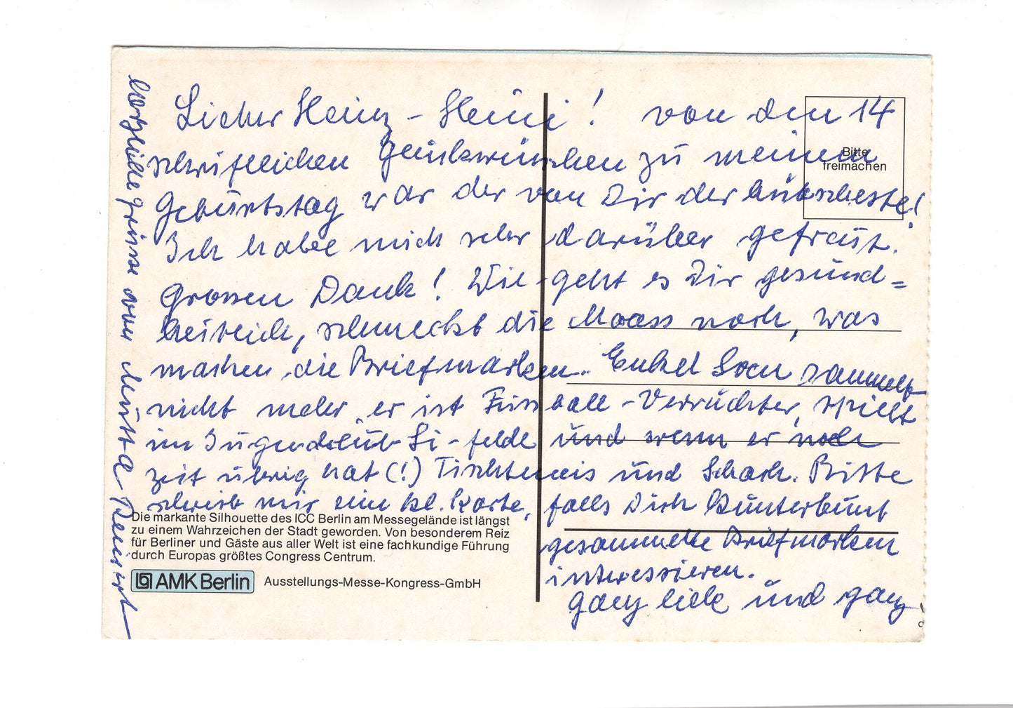 Ansichtskarte Berlin / ICC Berlin am Messegelände