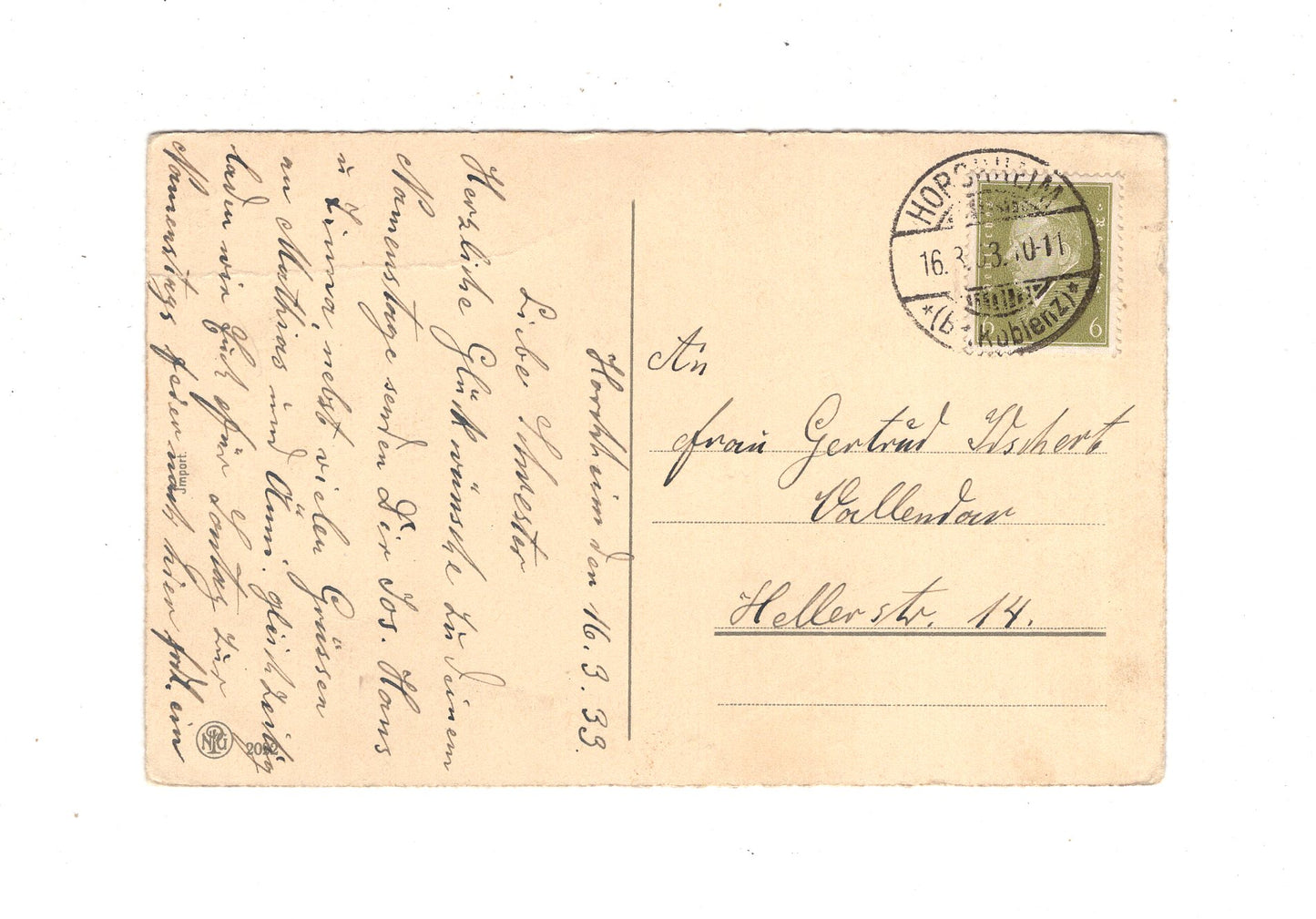 Ansichtskarte Glückwünsche / Glückwunsch zum Namenstag / L1-63