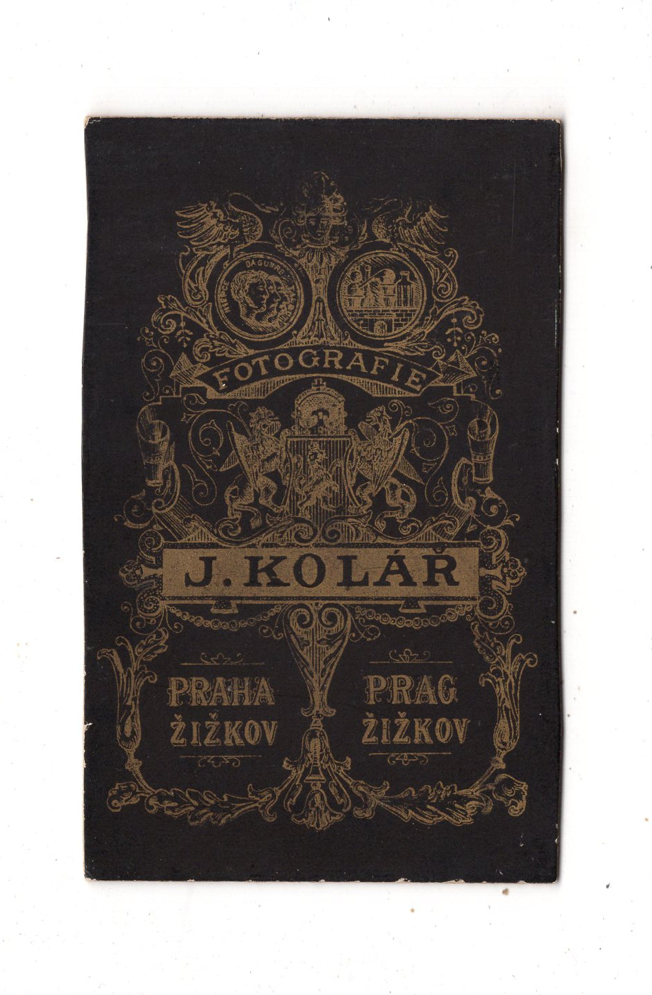 Fotografie Herrenportrait - Praha Prag - Zizkov 1880er