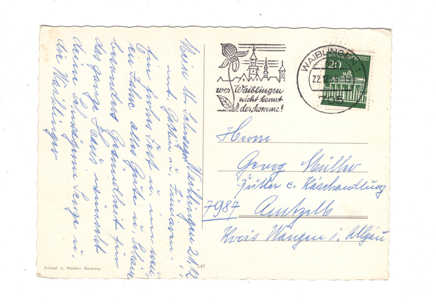 Ansichtskarte Feiertage / Frohe Weihnachten / K1-67