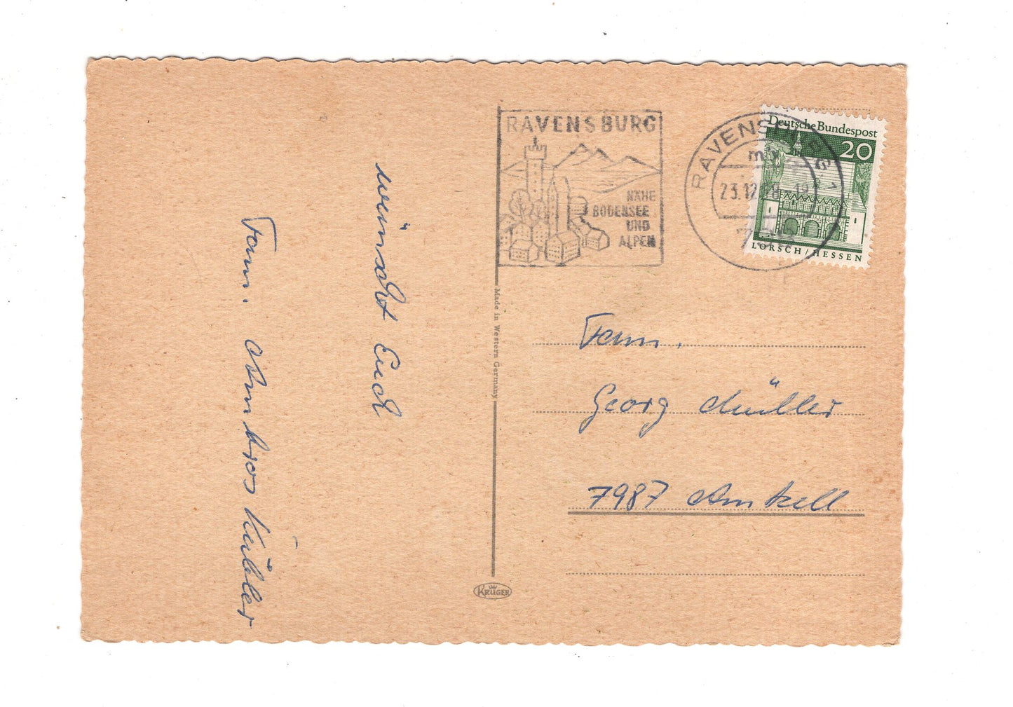 Ansichtskarte Feiertage / Frohe Weihnachten / K1-67