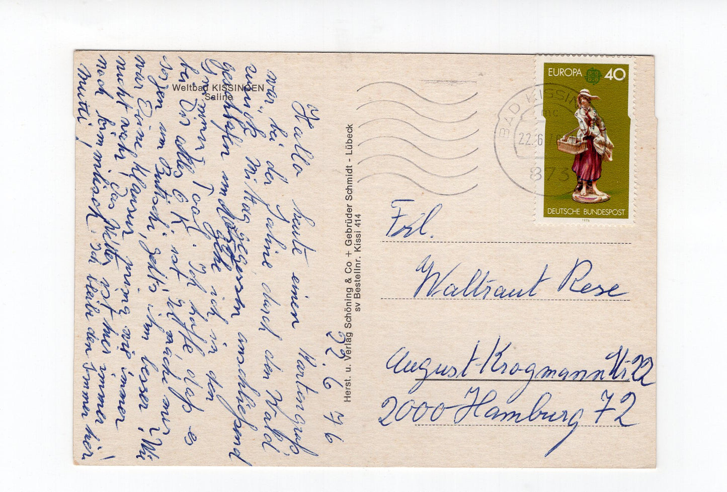 Ansichtskarte Bad Kissingen / Saline