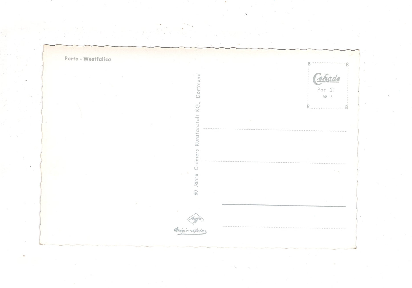 Ansichtskarte Porta Westfalica / J1-56