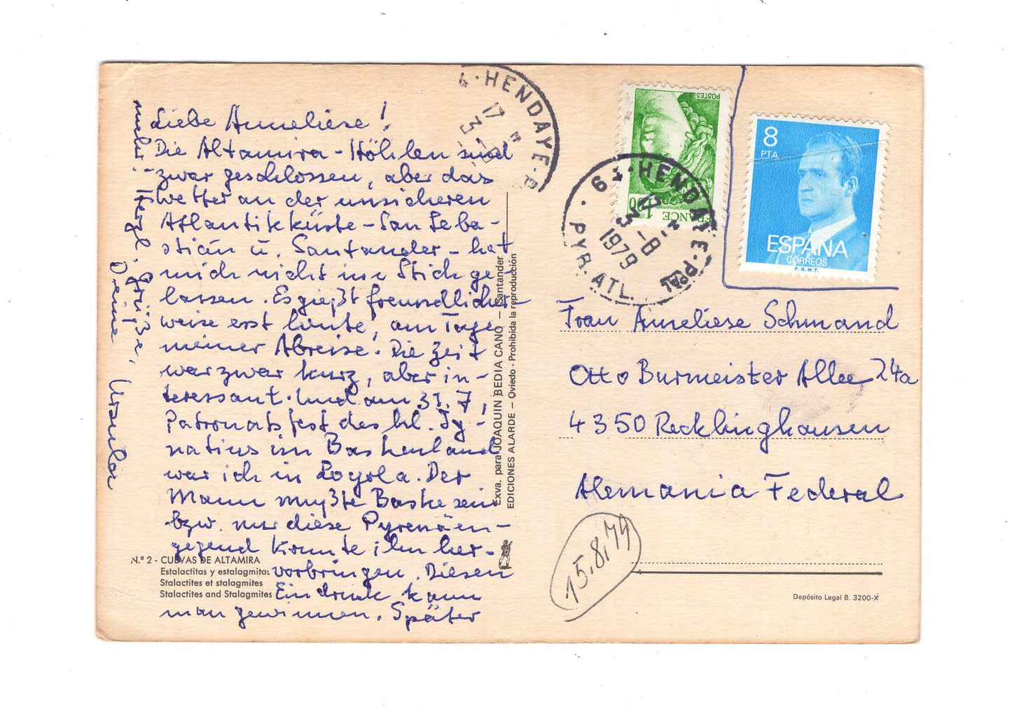 Ansichtskarte Cuevas de Altamira / Spanien