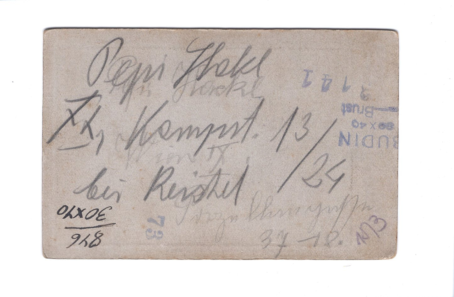 Fotografie Herrenportrait / benannt - unbekannter Ort 1900er