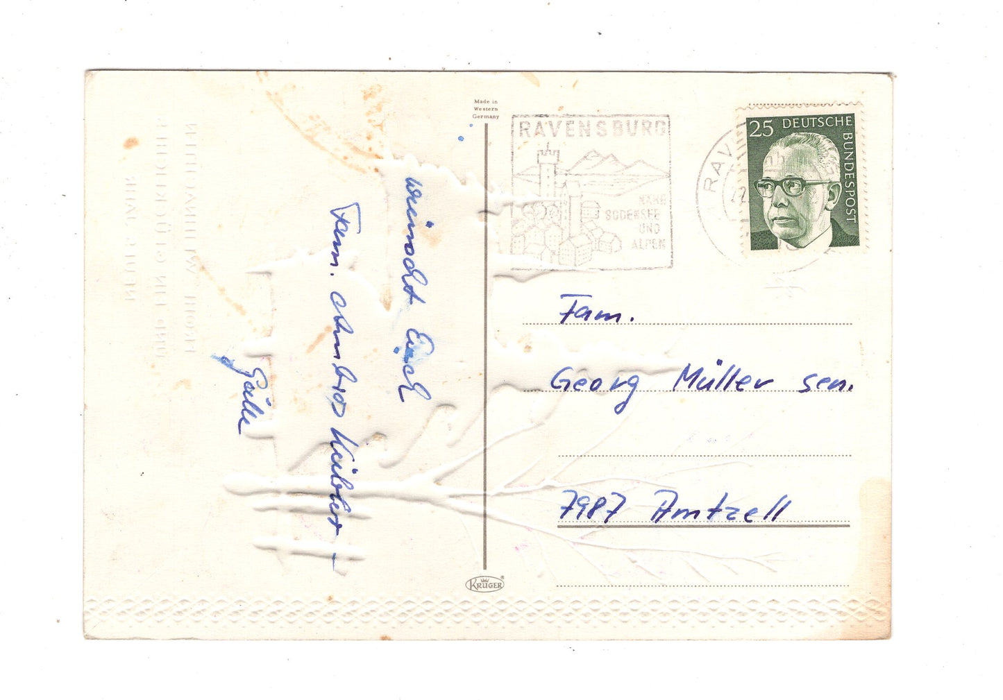 Ansichtskarte Feiertage / Frohe Weihnachten / K1-67