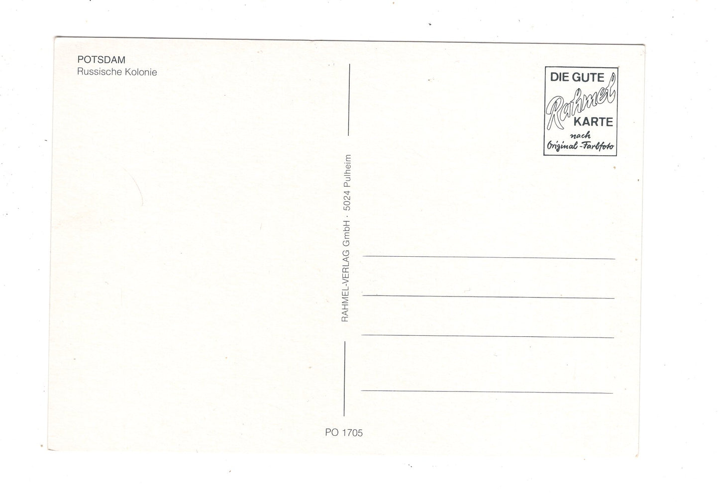 Ansichtskarte Potsdam / Russische Kolonie / M1-53