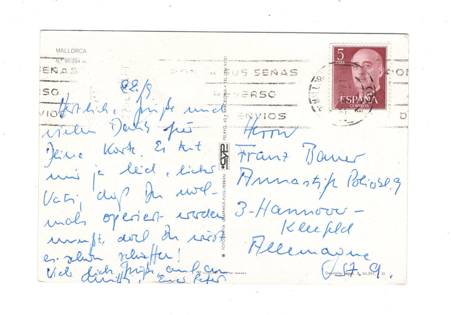 Ansichtskarte Mallorca / Spanien