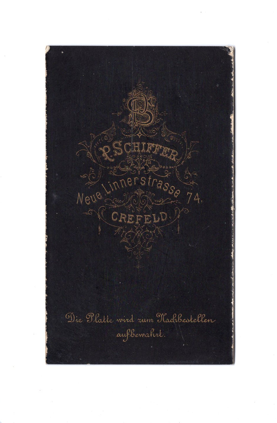 Fotografie Feine Dame - Krefeld 1880er