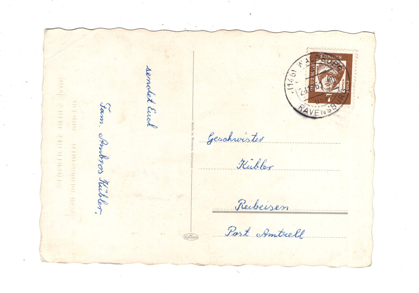 Ansichtskarte Feiertage / Frohe Weihnachten / K1-67