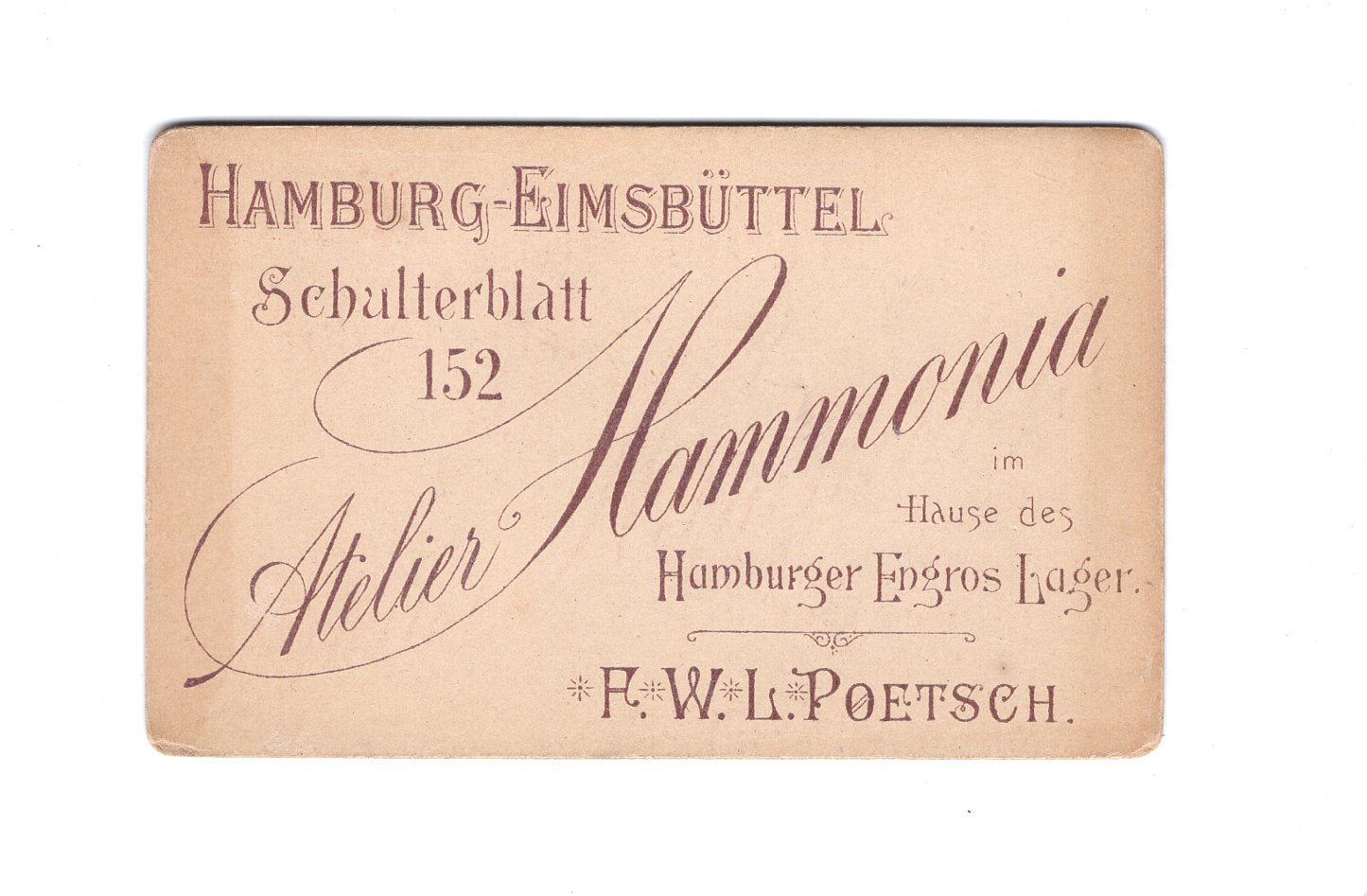 Fotografie Feine Dame mit kleinem Kind - Hamburg-Eimsbüttel um 1890